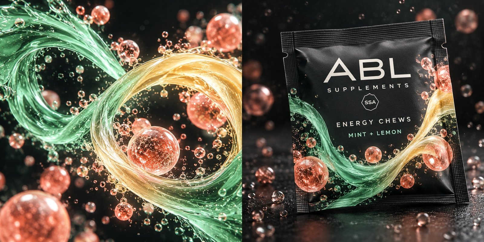 Energy Chews — Mint & Lemon — science-inspired artwork