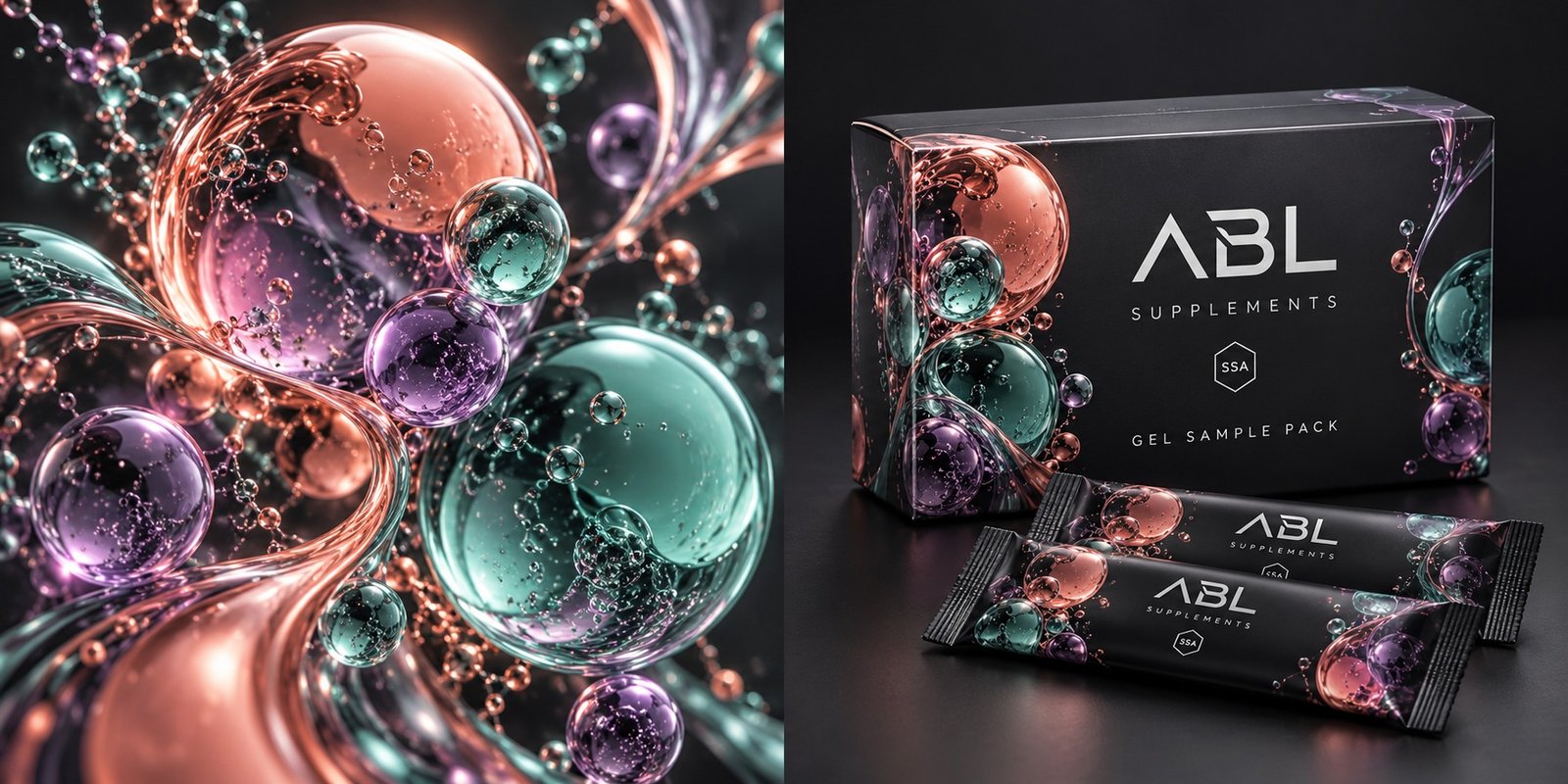 Energy Gel Sample Pack — 8 Gel Sample Pack — science-inspired artwork