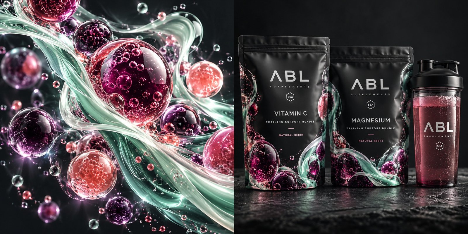 Training Support Bundle — Natural Berry — science-inspired artwork