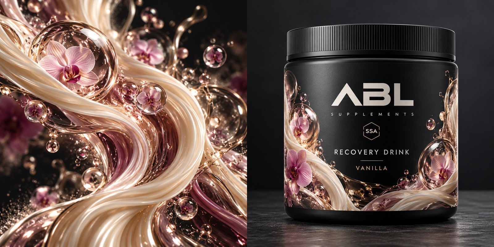 Recovery Drink — Vanilla Shake — science-inspired artwork