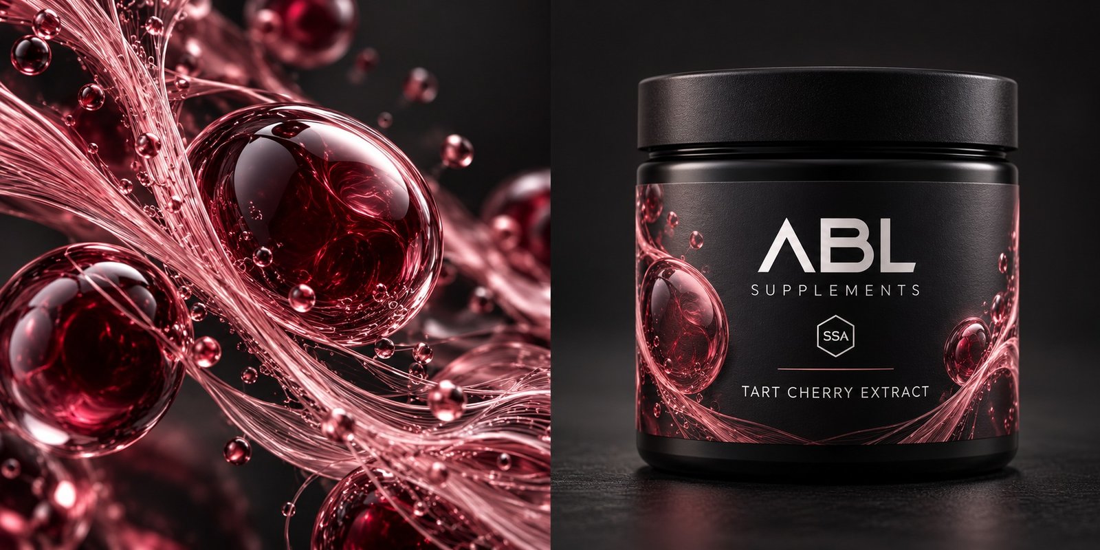 Tart Cherry Extract — science-inspired artwork
